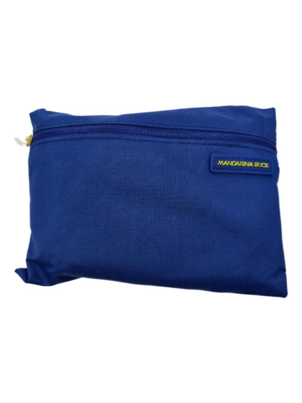 Mandarina Duck Travel Pouch With Accessories/Toiletries - Navy/Neon Yellow NWOT